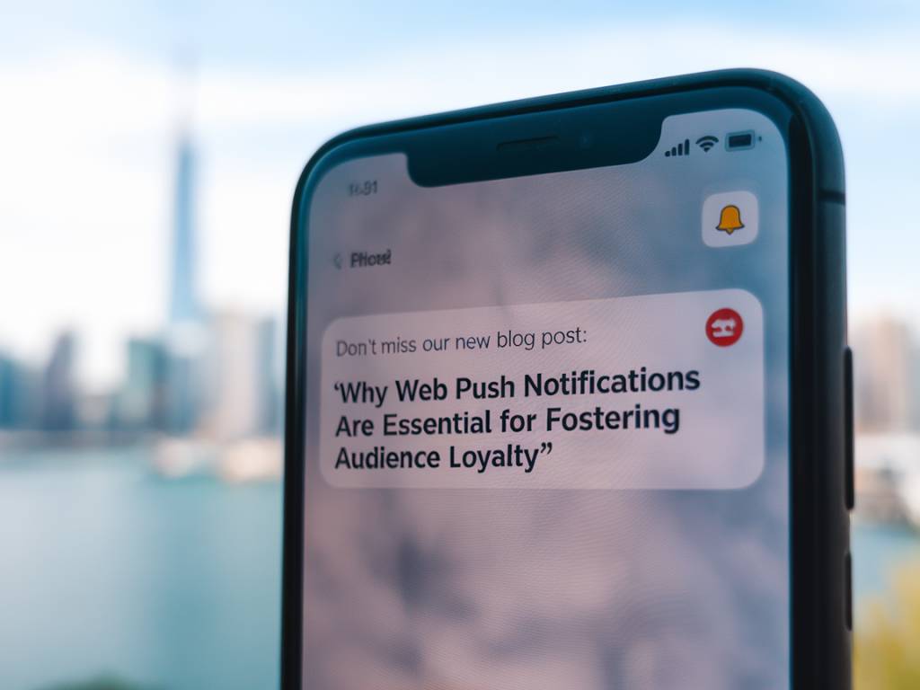 Web push notifications : un atout indispensable pour fidéliser votre audience